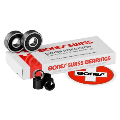 Подшипники для скейтборда Bones 7 Ball Swiss 8mm 8 Packs